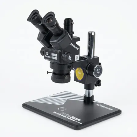 Microscopio Trinocular Mechanic Robot Zoom 6.5x A 60x