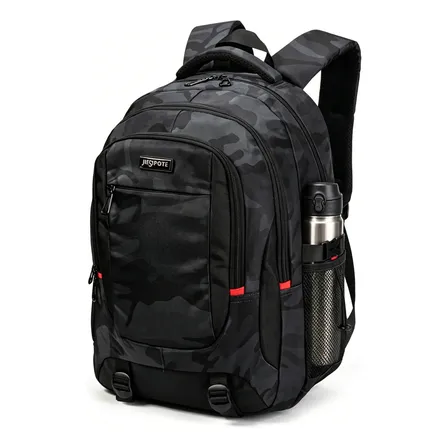 Mochila Unisex, Reforçada À Prova D'água Durável 45l Camufla