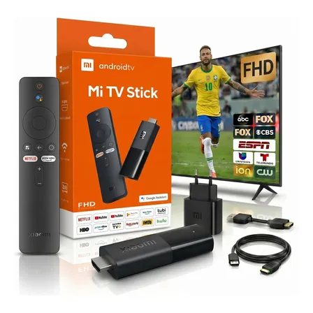 Mi Tv Stick Xiaomi 2a Geração Controle De Voz Full Hd Hdmi