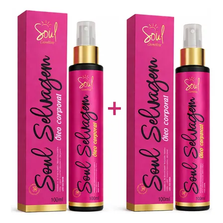Óleo Corporal Rosa Mosqueta Clareador 100ml - Soul Selvagem