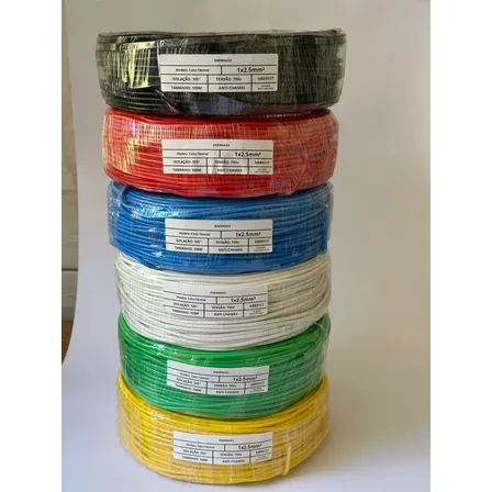 Fio Flexivel 2,5mm 100 Metros Cabo Unipolar 750v Enermaxx