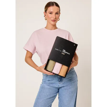 Kit 3 T-shirts Oversized Colorful Algodão Cléa Store