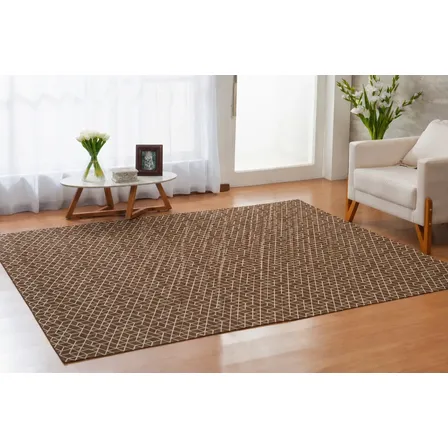 Tapete Jacquard 4.00x2.00m Sala Quarto Base Antiderrapante
