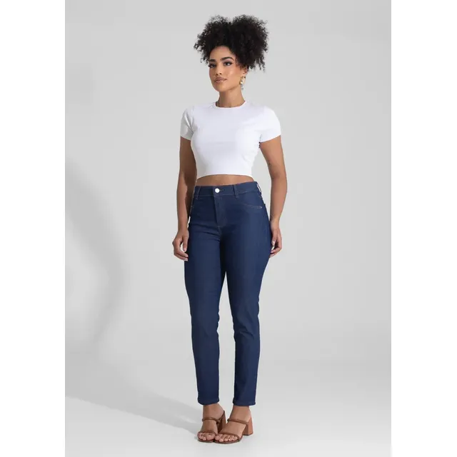 Jeans Sawary Feminina Calca Cigarrete_283158