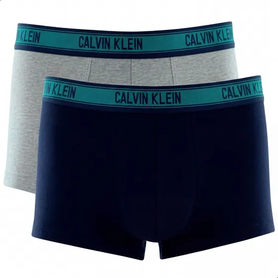 Kit 2 Cueca Calvin Klein Boxer Low Rise Trunk Algodão Cotton