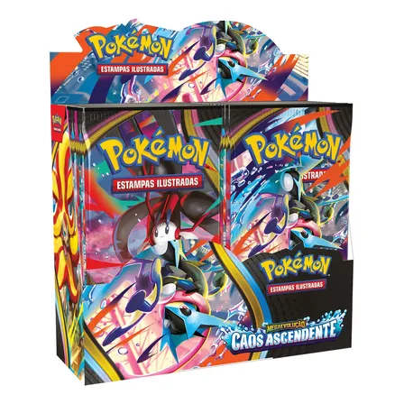 Pokémon Box 36 Boosters Caos Ascendente Mega Greninja
