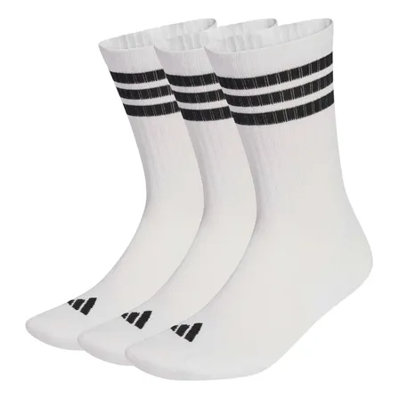 Adidas Três Pares Unissex Kc9641 Meia Sportwear 3 Listras Pr