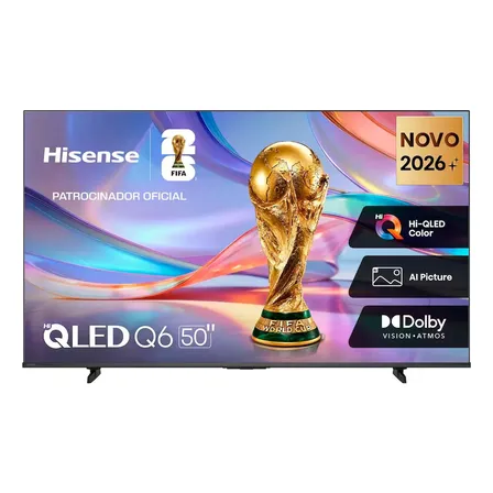 Smart Tv 50 4k Qled 50q6qvv Vidaa Dolby Vision Hisense