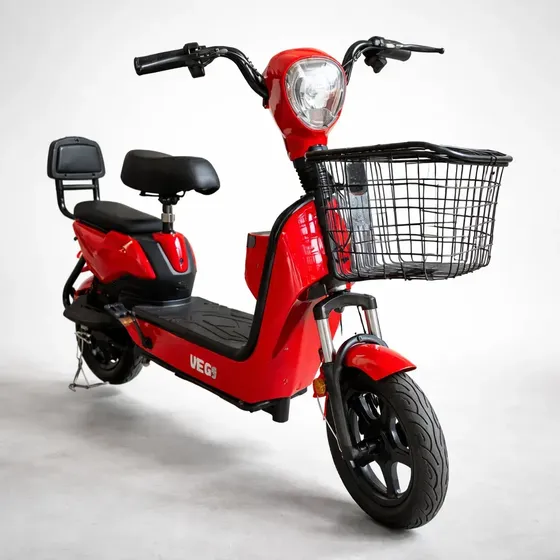Bicicleta Elétrica Veg Scooter 1000w 48v Recarregável