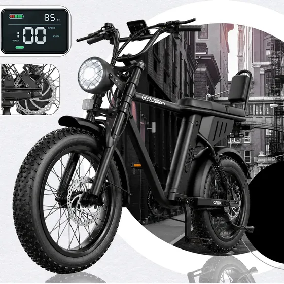 Bicicleta Elétrica Cavalletta Ae8 1000w Freios Hidráulicos