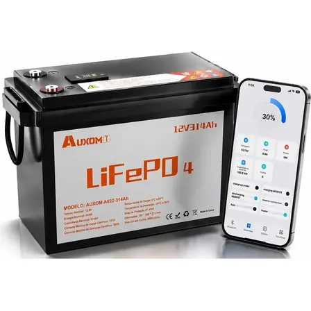 Lifepo4 Bateria De Litio 314ah 12.8v 2.56kwh 6000 Ciclos