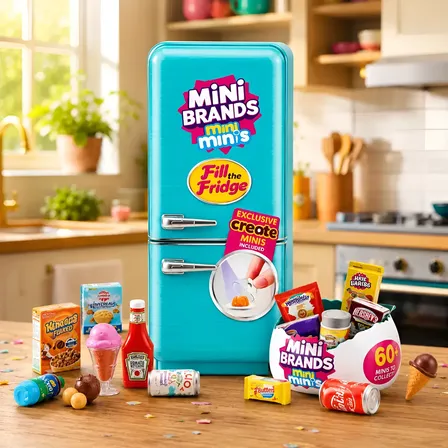 Mini Geladeira Brinquedo Encher Fridge Hype Colecionável