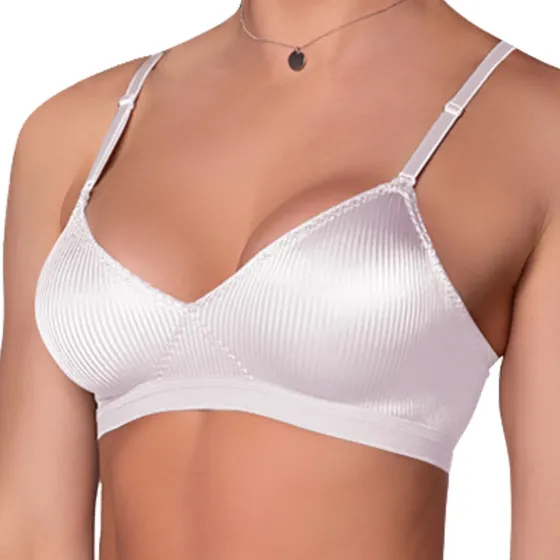 Conjunto Lingerie Selene Sutiã E Calcinha Sem Bojo Cós Alto