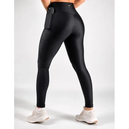 Calça Legging Feminina Não Transparente Com Bolso