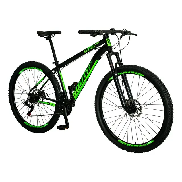 Bicicleta Masc/fem Legend Aro 29 Câmbio Shimano Southbike Preto-verde 17