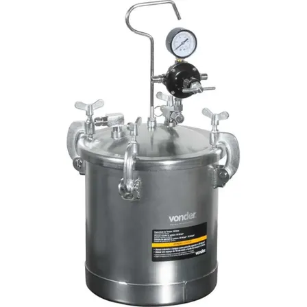 Tanque De Pintura 10l Vonder Com Tampa Pressão