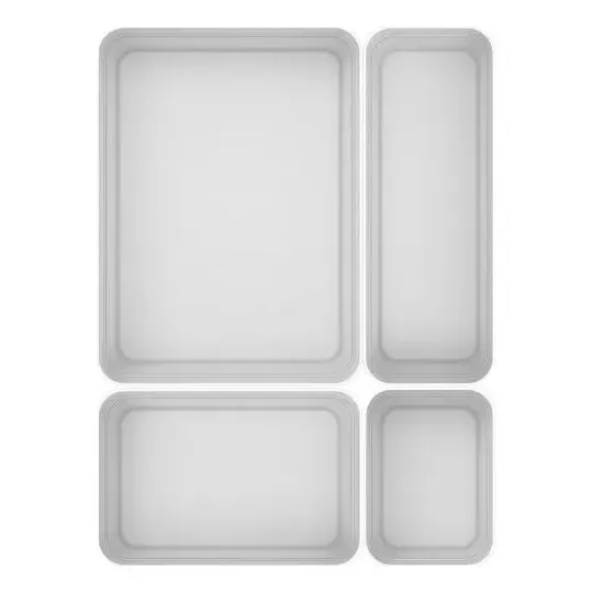 Kit De Organizador De Gavetas Ou 4 Peças Linha Logic