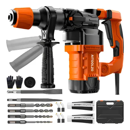 Martelete Rotativo Rompedor Aitoolzo 2200w + Kit Completo