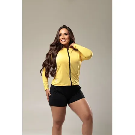 Jaqueta Alta Performance Leve Proteção Uv Treino Academia