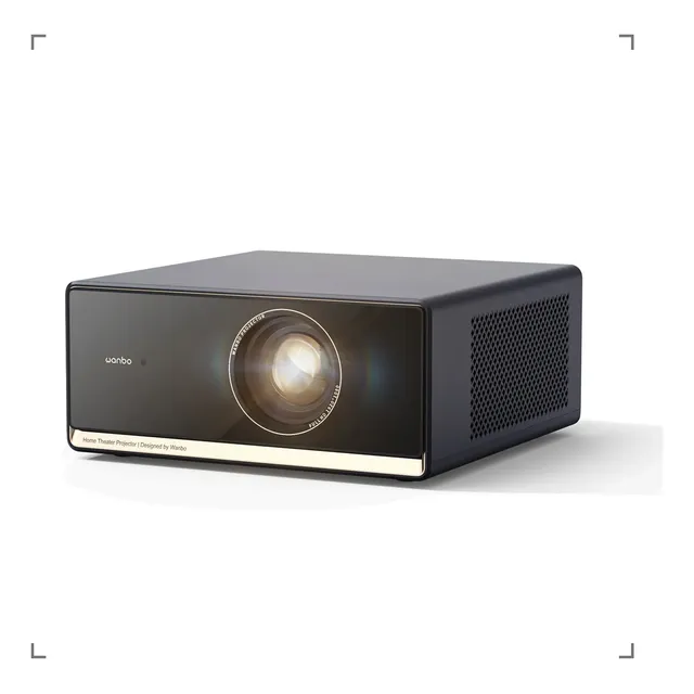 Projetor Wanbo X5 Pro 4k 1100 Ansi Google Tv Netflix Hifi Preto 127/220v