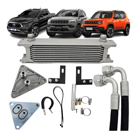 Kit Resfriador Trocador Fiat Toro Jeep Renegade Compass