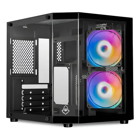 Gabinete Gamer Mancer Cv700m, Lateral De Vidro, Com 2 Fans