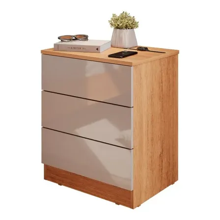 Mesinha Cabeceira Criado Quarto Organizador Off White Mudor