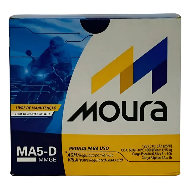 Bateria 5ah Cg 125ks Cg 150 Titan 150 Ks Biz 125ks Mour Moto