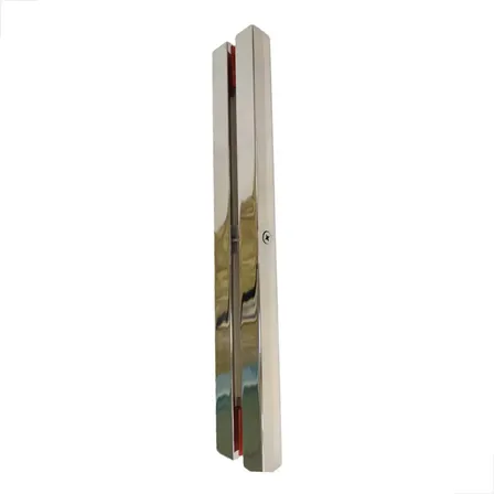 Puxador Milano Furo Unico P Porta De Vidro Box 30cm Cromado
