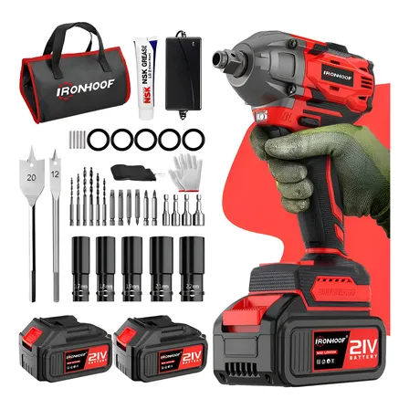 Chave De Impacto Parafusadeira Eletrica Brushless 520nm 21v