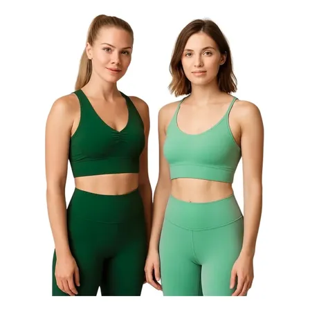 Kit Academia Feminino Crossfit Calça + Top Dry Fit Verão