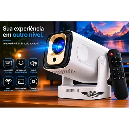 Projetor Portátil 4k Hd Android 11.0 Smart Wifi 5g Bluetooth