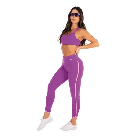 Conjunto Manalinda Fitness Top E Legging