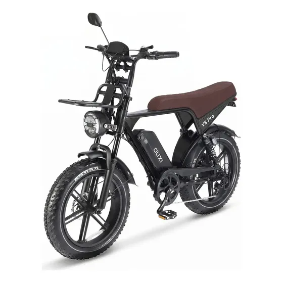 Bicicleta Elétrica V8pro Com Garupa 1000w Potência Cor Preto