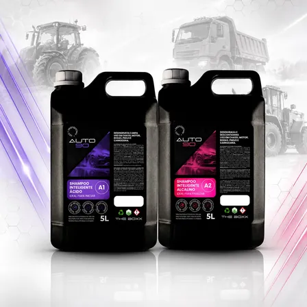 Kit Shampoo Potente Veículos Pesados Derrete Sujeira 10l