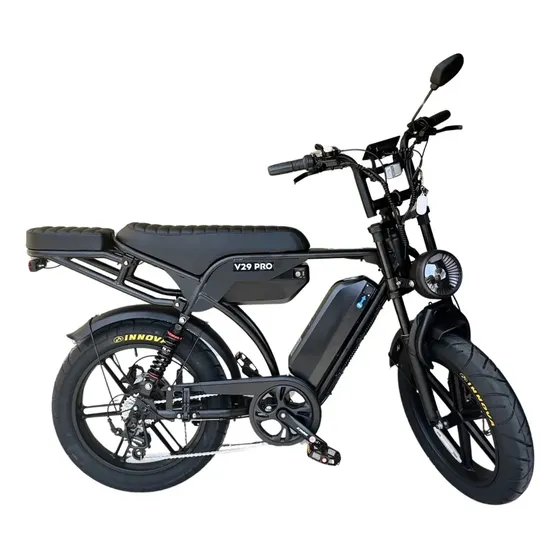 Bicicleta Bike Elétrica V29 Pro Nfc 120km Autonomia Alarme