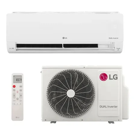 Ar Split Hi Wall Inv Lg Dual Voice 9k Btus Frio 127v Mono