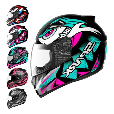 Capacete Para Moto Ebf New Spark Esportivo C/ Narigueira