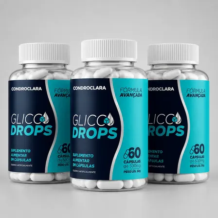 Kit 3x Glico Drops 60 Cápsulas - Loja Oficial Glicodrops