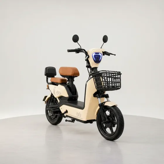Bicicleta Elétrica Jy Mw 500w Sem Cnh 3 Velocidades Couro