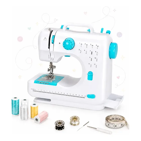 Mini Máquina De Costura Elétrica B-max Compacta Bivolt