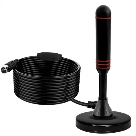 Antena Digital Hdtv 4k Para Tv Aberta Amplificada Cabo 3m