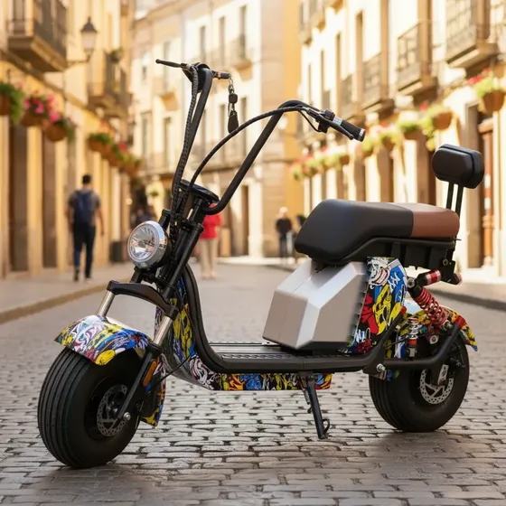 Bicicleta Elétrica Moto Scooter 1000w 48v Alarme Edição Ltda