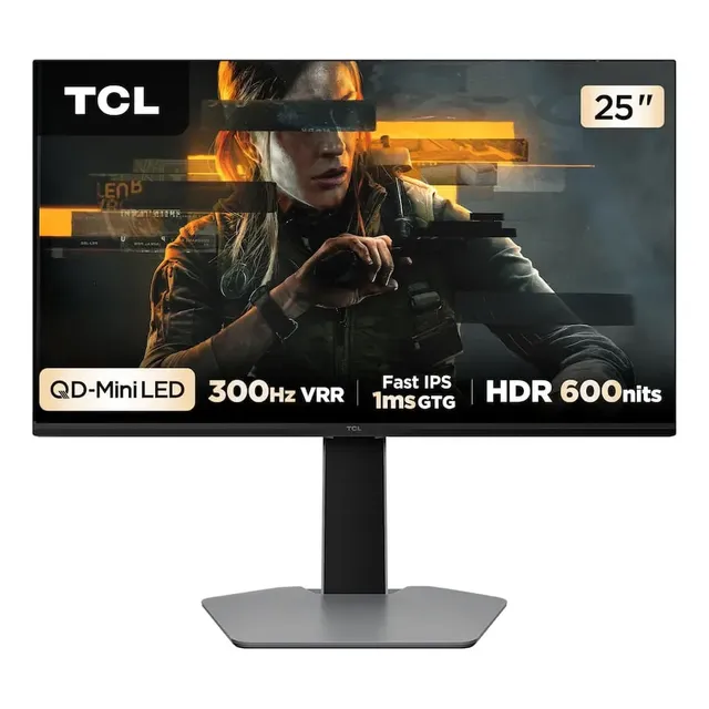 Monitor Gamer 25 Full Hd 25g64 Qd-mini Led 300hz 1ms Tcl