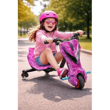 Patinete Elétrico Triciclo Infantil Drift 350w 36v Bluetooth