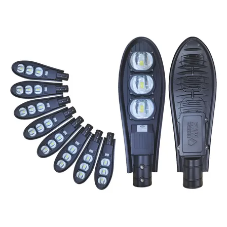 10x Luminárias Poste 150w Bivolt Bf Para Pública/praça/rua