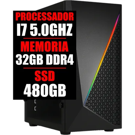 Pc Gamer Intel I7 11 Geração 4.6ghz / 32gb Ddr4 / Ssd 480gb