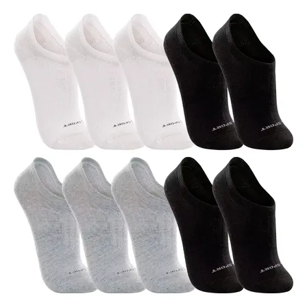Kit 10 Pares Meias Lupo Sapatilha Soquete Invisível Original