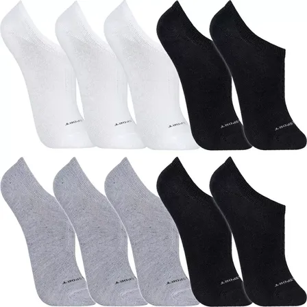 Kit 10 Pares Meias Lupo Masculina Soquete Sapatilha Atacado