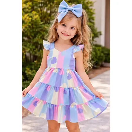 Vestido Para Menina Infantil Moda Luxo Pronta Entrega